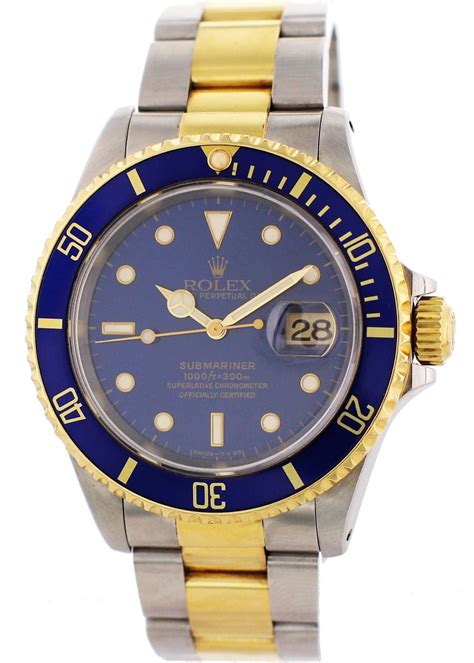 rolex oyster perpetual 16613 submariner wristwatch